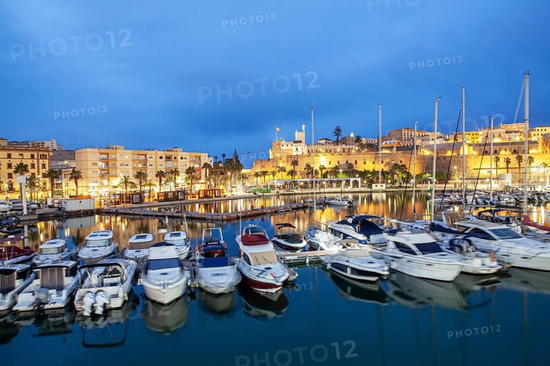 The Maritime Royal Club has a great view of the Old city of Melilla, North Africa