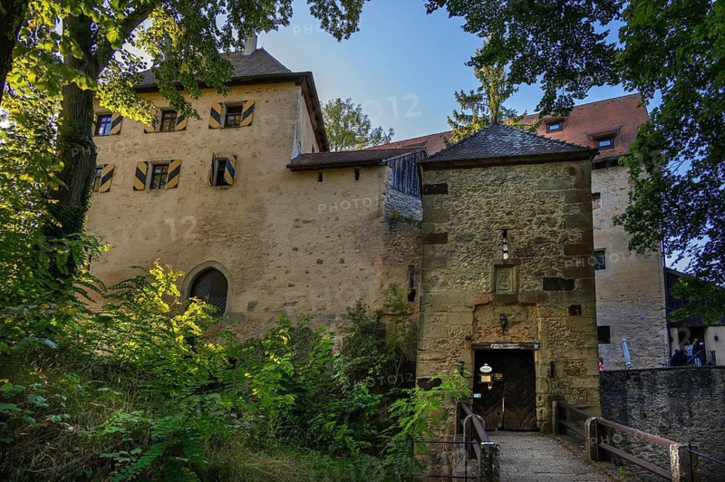 Rabeneck Castle, built around 1250, Franconian Switzerland, Rabeneck 22, Waischenfeld, Upper Franconia, Bavaria, Germany