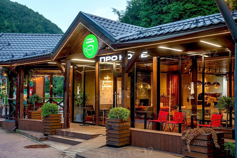 Cafe. Rosa Khutor. Sochi. Russia