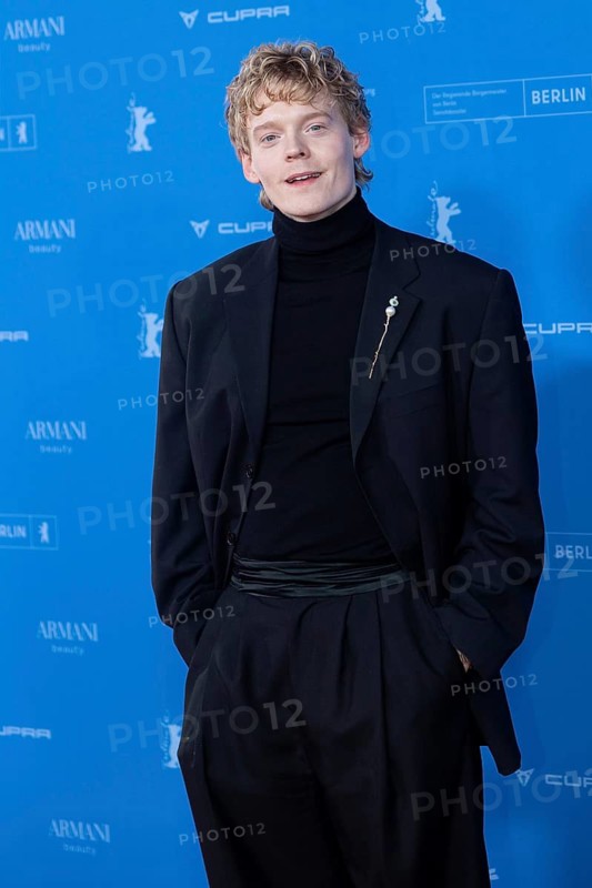 Lucas Lynggaard Tønnesen on the Red Carpet in front of the premiere of The Weight at the Berlinale at the Zoo Palast on 17.02.2026. The 76th Berlin International Film Festival will take place from February 12 to 22, 2026