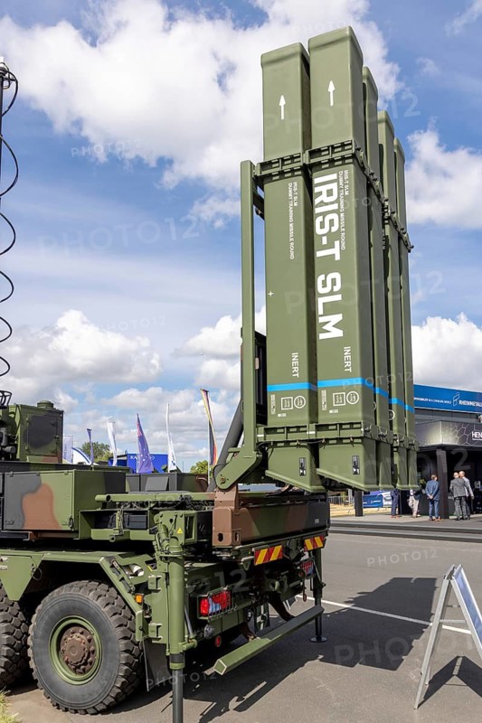 IRIS-T SLM – ground-based air defence missile system from Diehl Defence – International Aerospace Exhibition (ILA), Berlin ExpoCenter Airport, Schönefeld, 11 June 2026