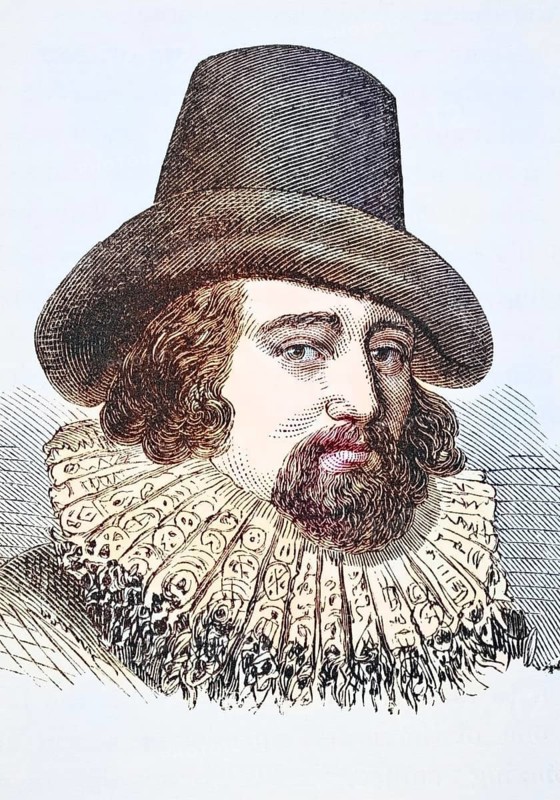 Francis Bacon, 1st Viscount St Alban, 1561 to 1626, English jurist, statesman, essayist and philosopher, Historical, digitally restored reproduction from a 19th century original, Record date not stated