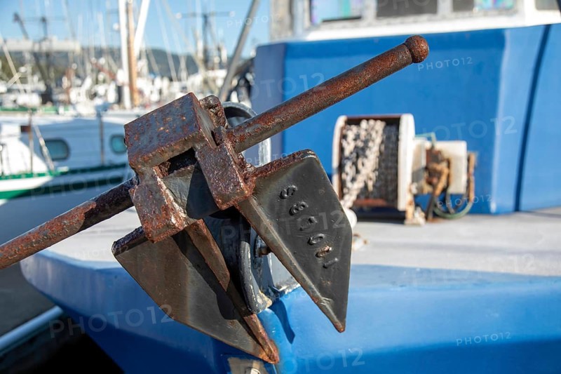 Crescent City, California - Fishing boats in Crescent City harbor
