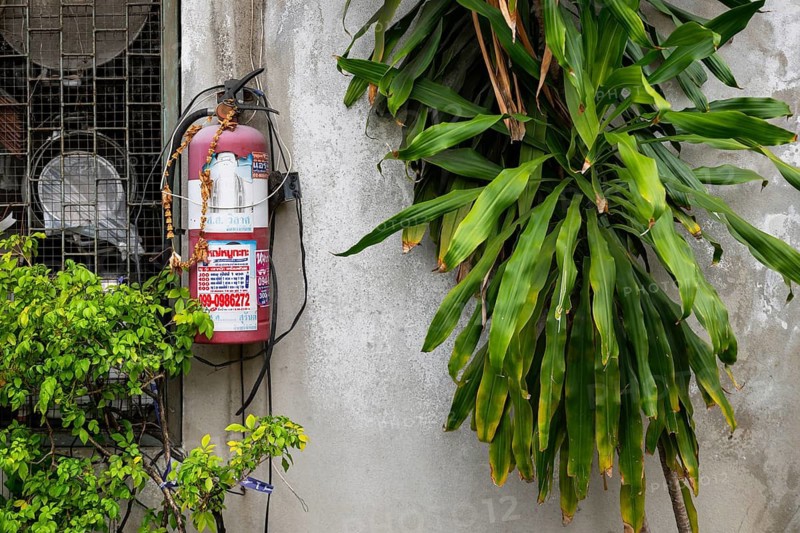 Fire extinguisher, Bangkok, Thailand