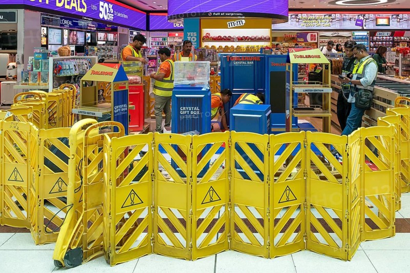 Toblerone Duty Free Sales Booth, Dubai, United Arab Emirates, UAE