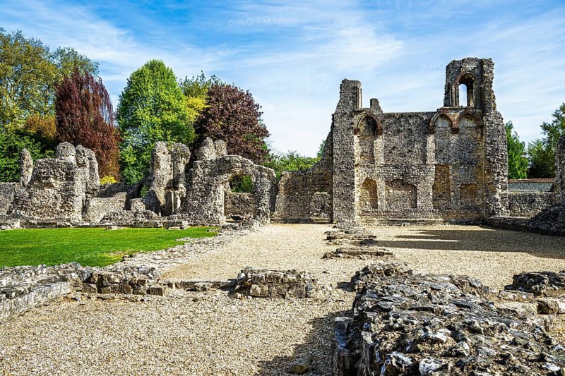 Ruins of Winchester Castle, Winchester, Hampshire, England, United Kingdom