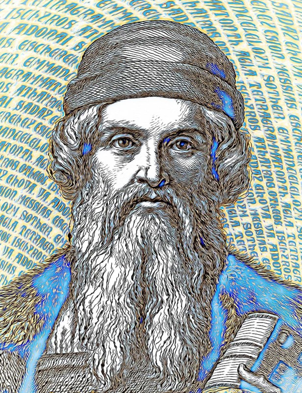 Johannes Gensfleisch zur Laden zum Gutenberg, ca 1400, 1468, inventor of printing with movable metal type and the printing press