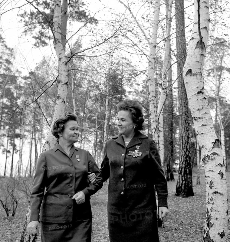 “Night Witches.” Chaldej photographed female pilots Nadezhda Popova and Irina Sebrova during the war in 1943 and later, in 1970, he photographed them again. Soviet Union 1970 Night Witches was the nickname of the Soviet 588th Night Bomb Air Regiment, which consisted exclusively of woman. They flew Polikarpov Po-2 biplanes, a wooden and fabric aircraft developed in 1927/28. Since they mostly attacked at night and switched off the engine, they were silent and the bombs fell out of nowhere, hence the nickname 'Night Witches'