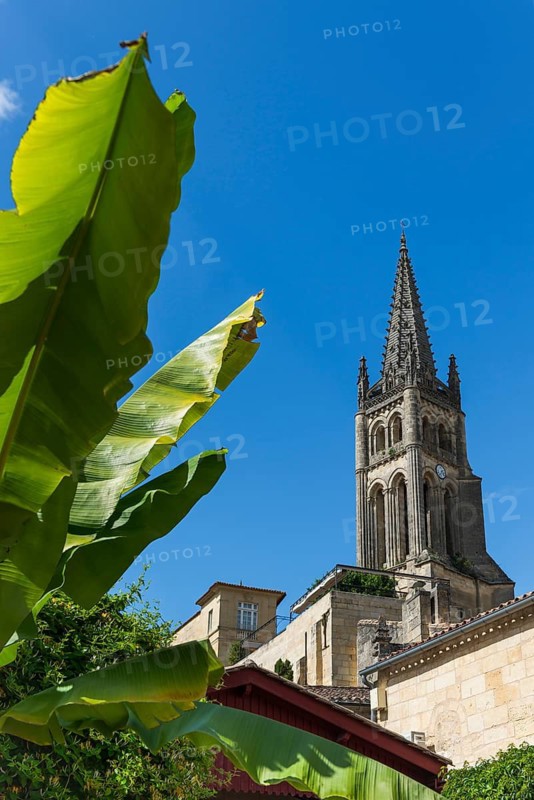 Collegiate Church, Eglise Collegiale in Saint Émilion, France