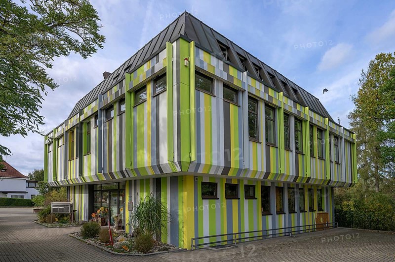 Modern building, Youth Welfare Office of the City of Nuremberg, Laufamholzstr. 351, Nuremberg, Middle Franconia, Bavaria Germany