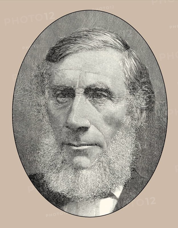 John Tyndall, 1820 - 1893, a British physicist, Tyndall effect
