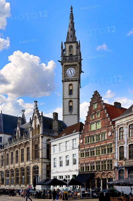 14th century Ghent Belfry, Ghent, Flanders, Belgium
