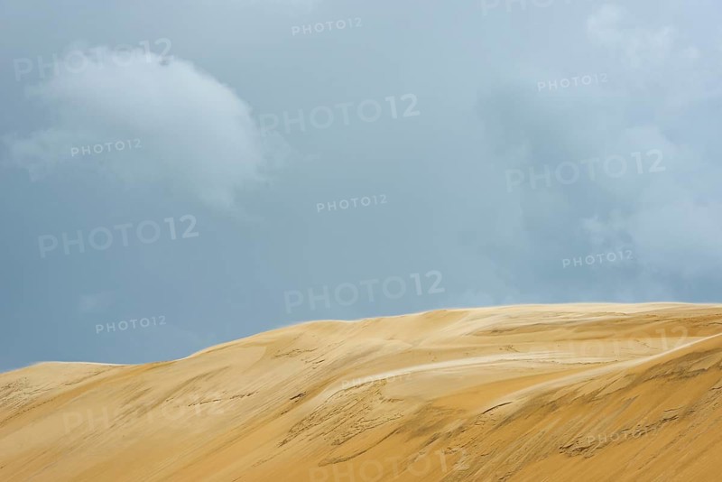 Weather conditions at the Dune du Pilat near Arcachon on the Atlantic, France