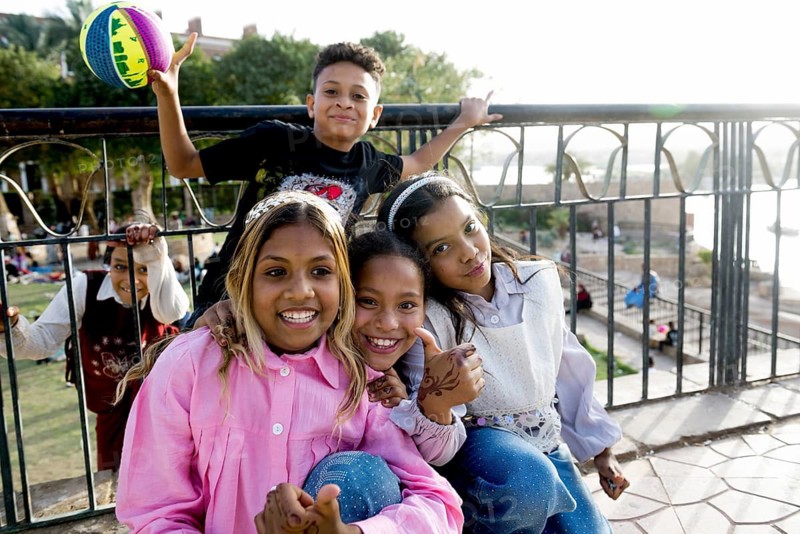 Young people, Aswan, Upper Egypt, Egypt