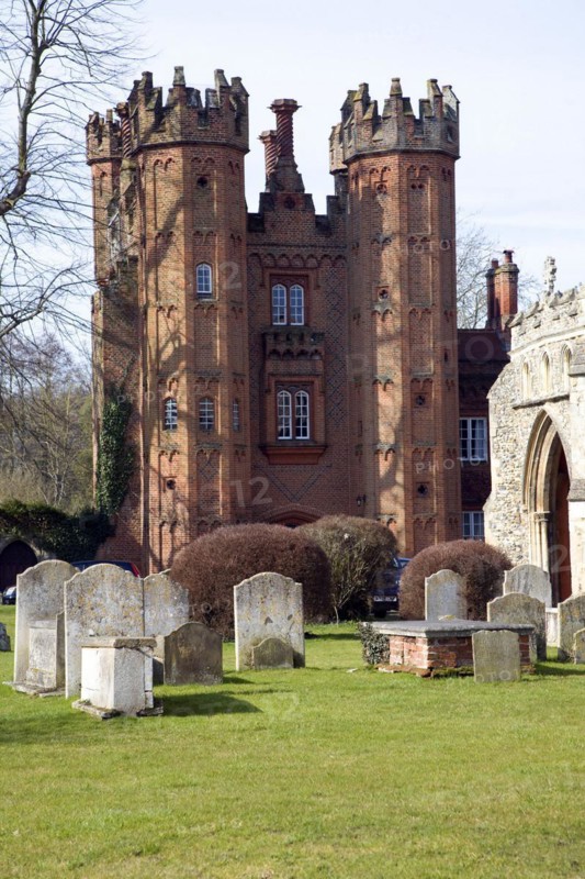 Deanery Tower, Hadleigh, Suffolk, England, UK originally the gatehouse now all that remains of a palace built by Archdeacon Pykenham in 1495