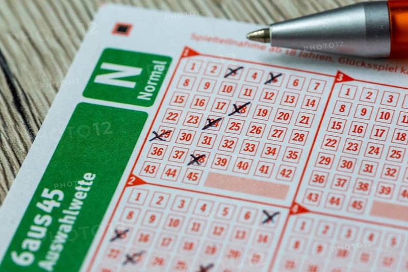 Toto 6aus45: Close-up of a game ticket