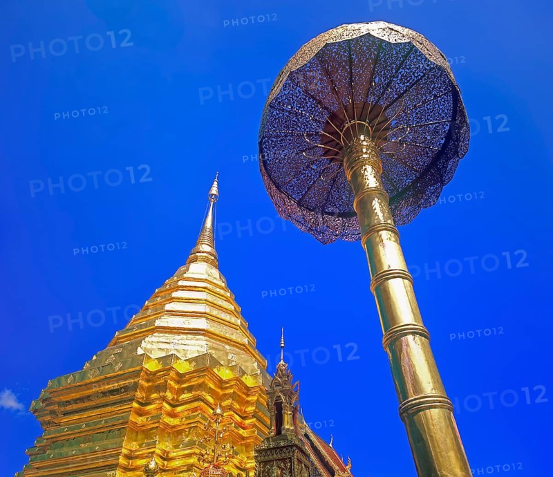 Wat Phra That Doi Suthep temple, Chiang Mai, Thailand, Asia