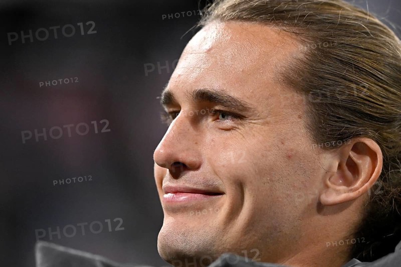 Tennis player Alexander Zverev visiting a Bundesliga match, portrait, Allianz Arena, Munich, Bavaria, Germany