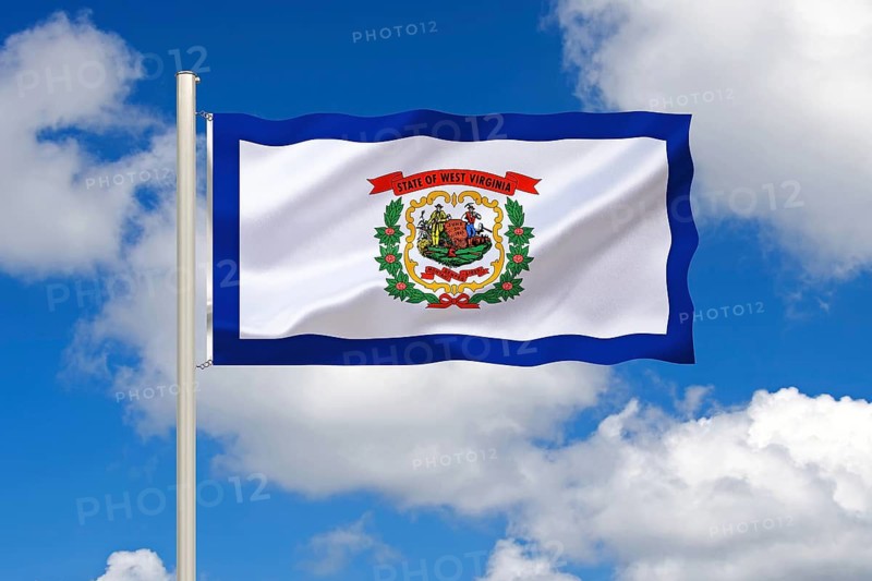The flag of West Virginia, Studio