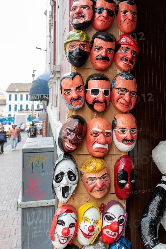 Masks, Quito, Ecuador