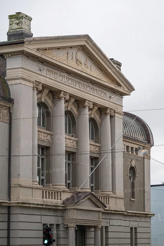 Workers Association House, heritage-protected building, Lorkenesgata, Nørvøy island, city center, Ålesund or Alesund, Møre og Romsdal county, Norway