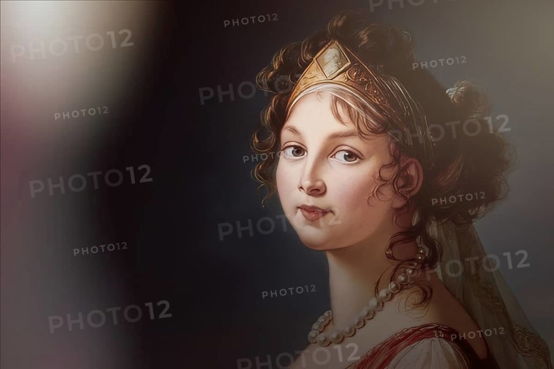 Louise of Mecklenburg-Strelitz, Luise Herzogin zu Mecklenburg - Strelitz, Luise Auguste Wilhelmine Amalie Herzogin zu Mecklenburg, Königin Luise, 1776 – 1810, Queen of Prussia as the wife of King Frederick William III, digitally edited after a painting by Élisabeth Louise Vigée Le Brun