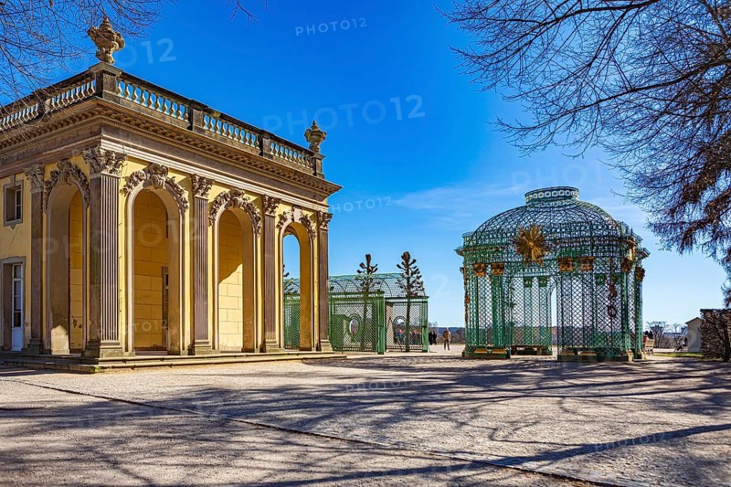 Sanssouci Palace in Sanssouci Palace Park in Potsdam, Germany