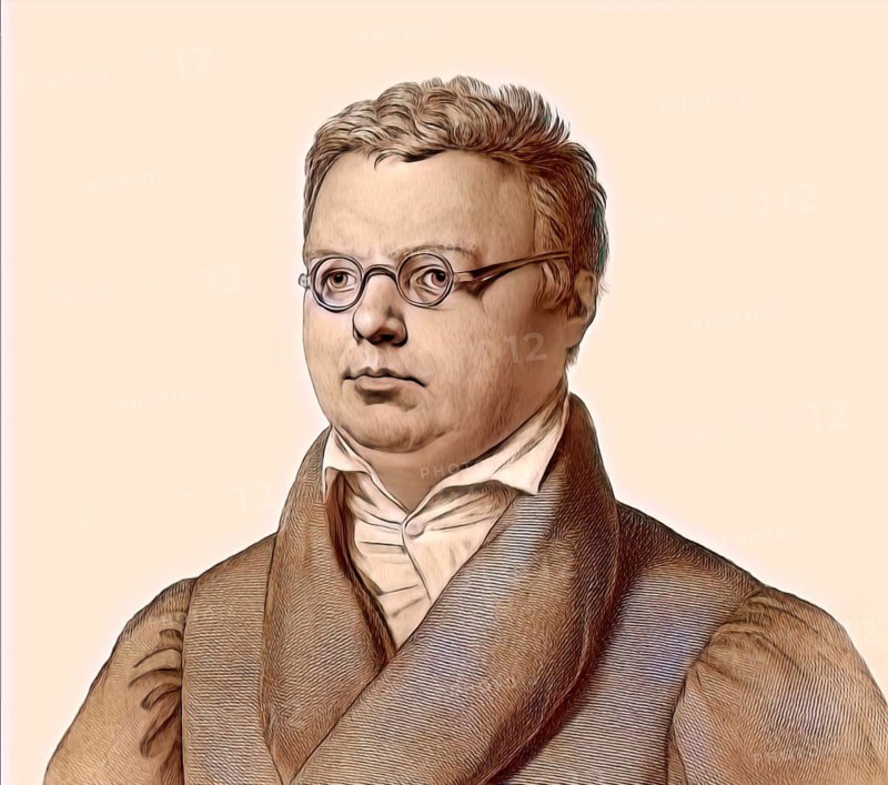 Friedrich Arnold Brockhaus, 1772 – 1823, German encyclopedia publisher and editor, digitally altered