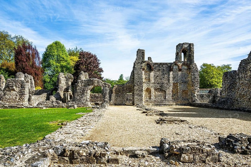 Ruins of Winchester Castle, Winchester, Hampshire, England, United Kingdom