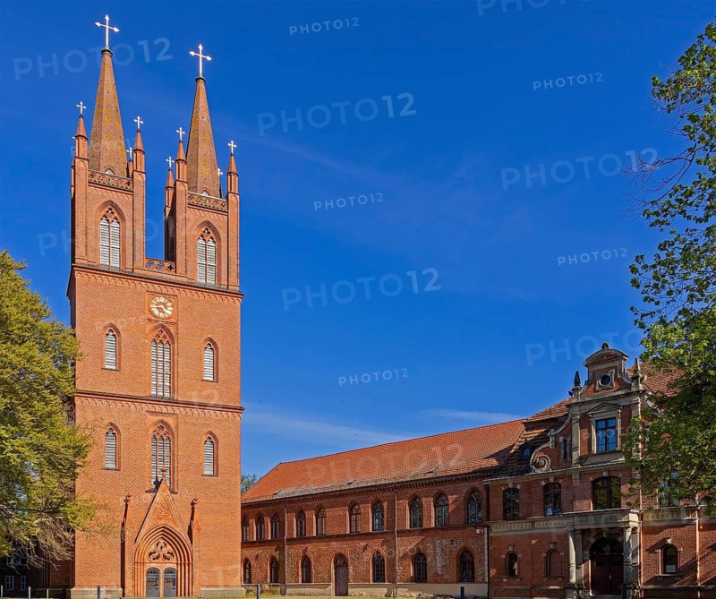 Church, Dobbertin Abbey, Goldberg, Mecklenburg-Western Pomerania, Germany