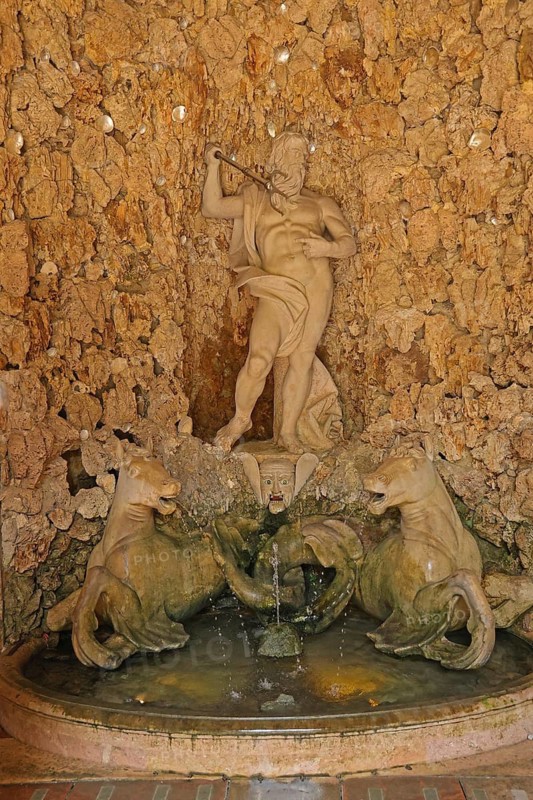 Hellbrunn Palace, pleasure palace, trick fountains, Salzburg, Austria, grotto