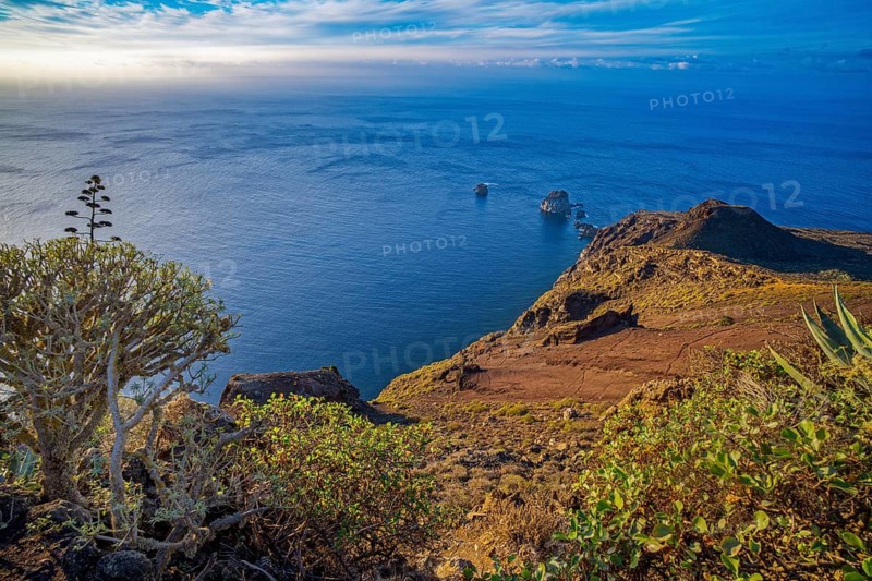 Landscape on the caldera rim of El Hierro