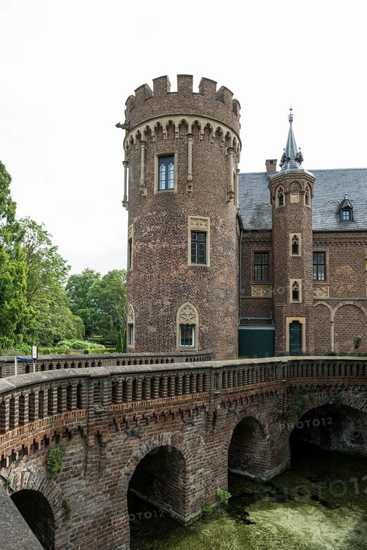 Moated castle, Schloss Paffendorf, Bergheim, Rhine-Erft district, North Rhine-Westphalia, Germany