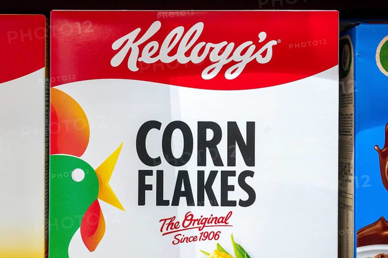 Kellogg's corn flakes packaging, Bangkok, Thailand