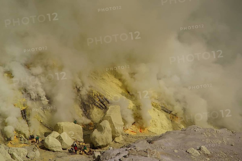 Asia, Indonesia, Java, volcanoes in Bromo-Semeru National Park, Java, Indonesia