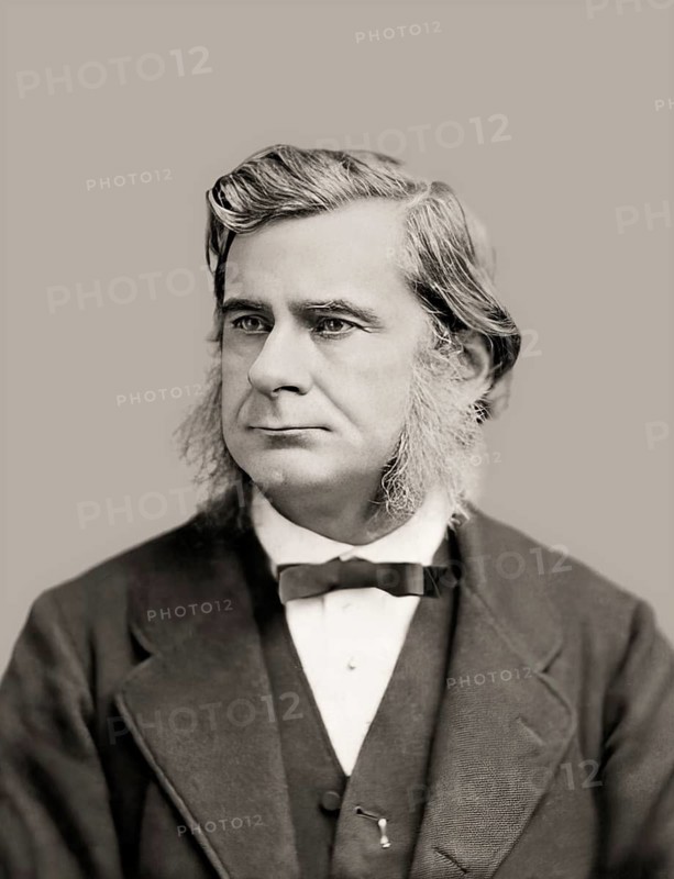 Thomas Henry Huxley, 1825 – 1895, English biologist and anthropologist, specialized in comparative anatomy, digitally edited