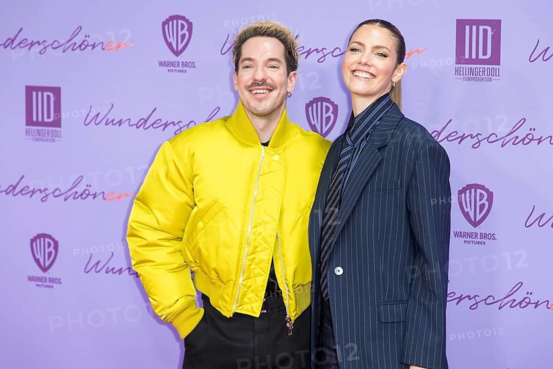 Nico Stank and Viviane Geppert at the premiere of the film Wunderschöner at Berlin's Zoo Palast on 4 February 2025