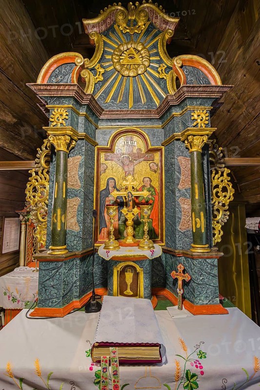 Since 7 July 2008, the wooden Greek-Catholic church of St. Nicholas in Bodružal, Slovakia, is a UNESCO World Heritage. The church dates back to 1658