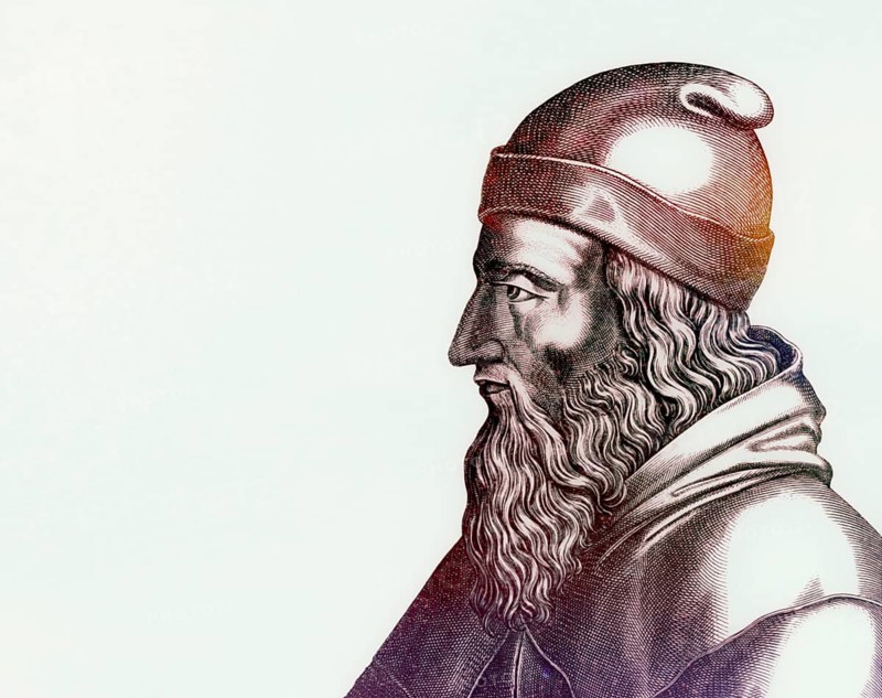 Aristotle, 384-322 BC, ancient Greek philosopher and scientist, digitally altered