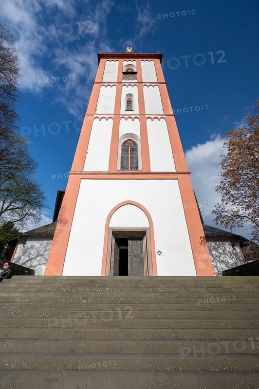 Tower of the historic Nikolaikirche, Siegen North Rhine-Westphalia, Germany