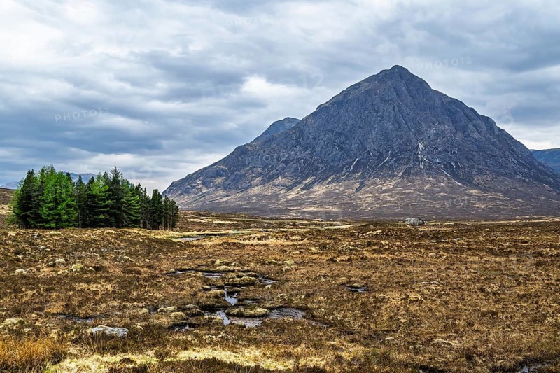 Buachaille Etive Mòr or The Buachaille, Glen Etive, Highlands, Scotland, United Kingdom