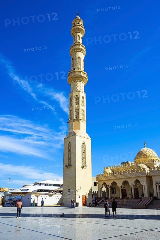 Al Mina Mosque, Hurghada, Red Sea, Egypt