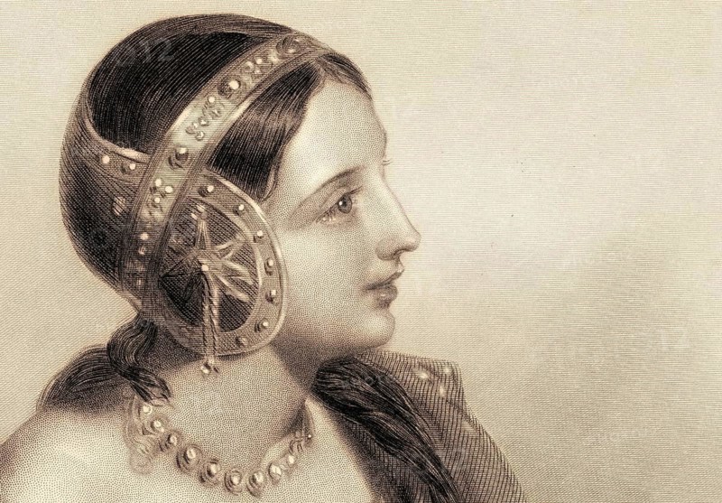 Isabella of France, 1295 – 1358, Queen of England as the wife of King Edward II