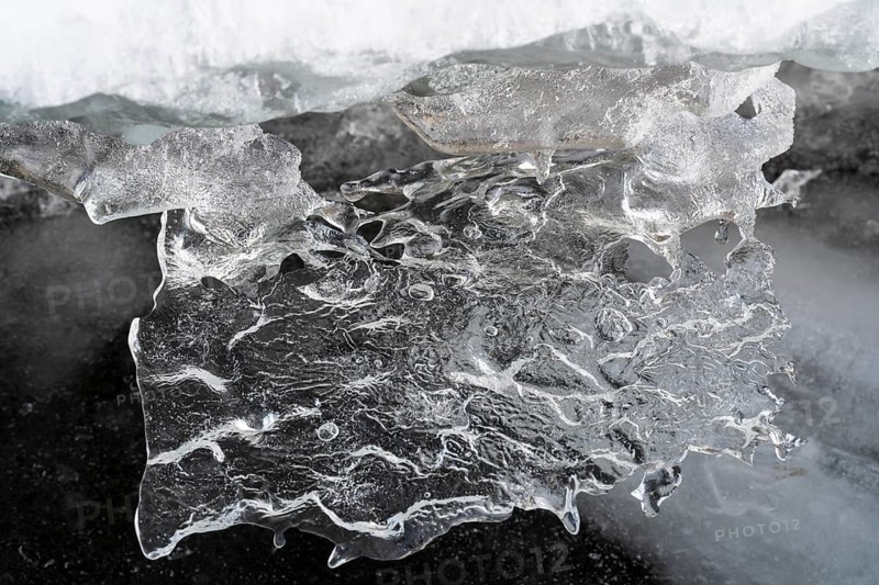Ice structures, Storsjön, Östersund, Jämtland, Sweden, March 2022