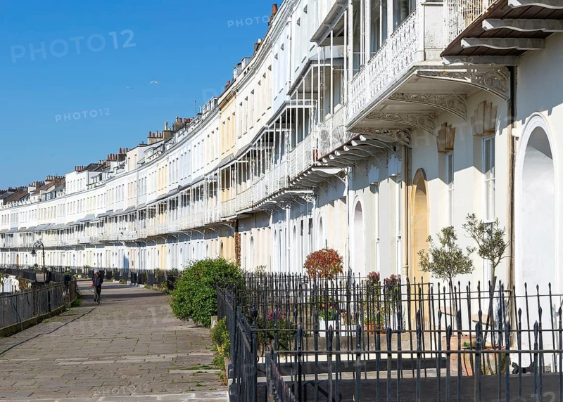 Georgian houses in Royal York Crescent, Clifton, Bristol, England, UK completed 1820 architect probably probably William Paty