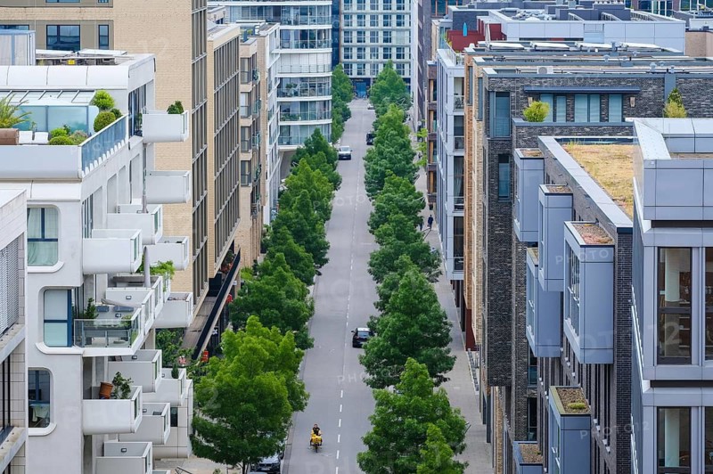 Hamburg, Germany - Hafencity, Modern residential building