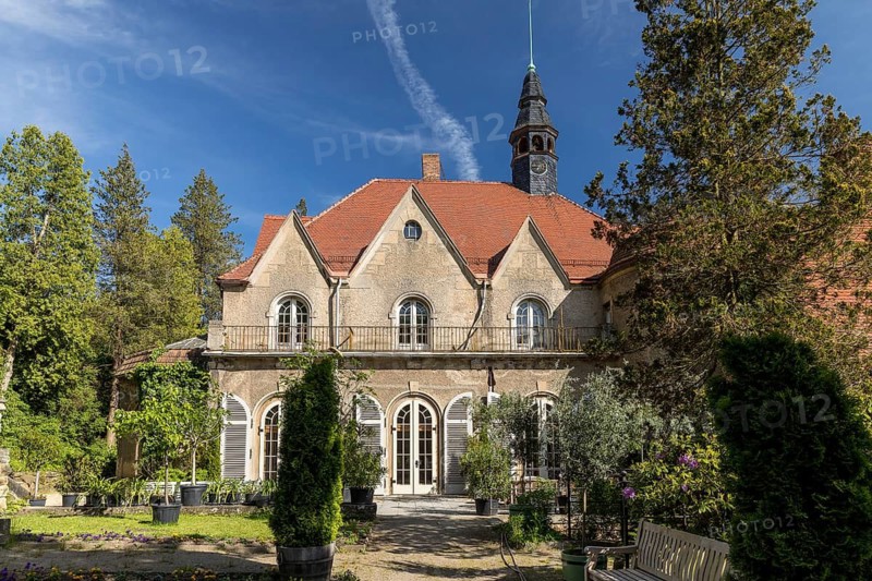 Thürmsdorf Castle and Park, Struppen, Saxon Switzerland, Saxony, Germany