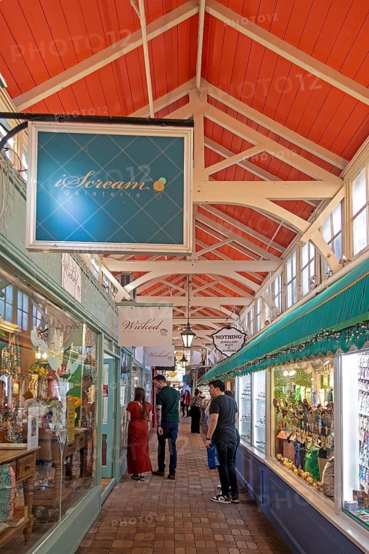 Interior view, Covered Market, Oxford, England, Great Britain