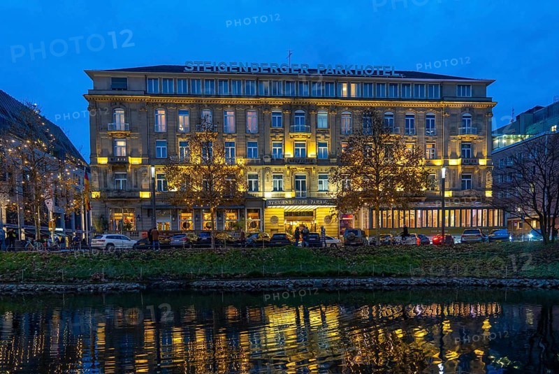 Steigenberger Parkhotel, on Königsallee, Kö, in the city centre of Düsseldorf, North Rhine-Westphalia, Germany