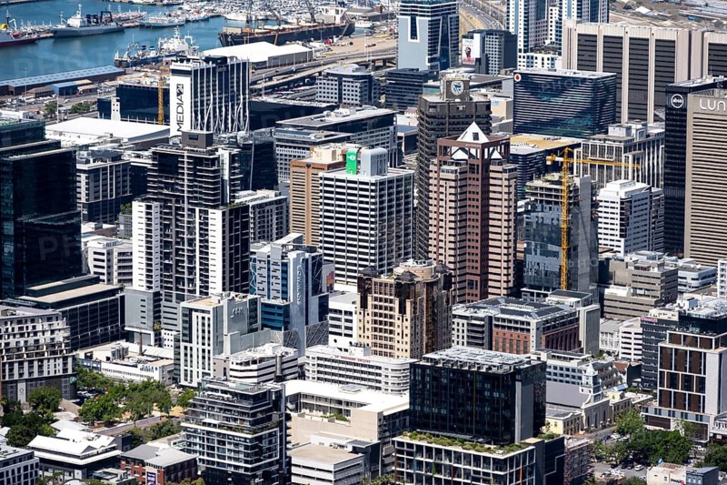 City view of Cape Town Downtown, South Africa